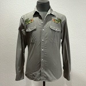 Howler Bros Gaucho Snap Shirt Alligator/Crocodile